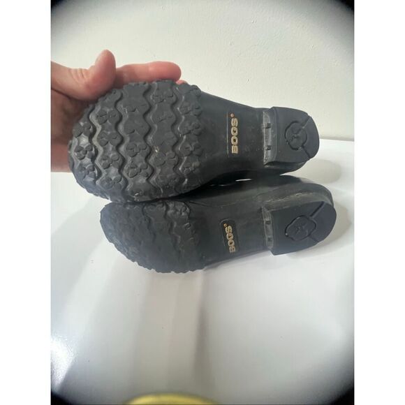 BOGS black rubber garden clogs womens 7 - Picture 4 of 7